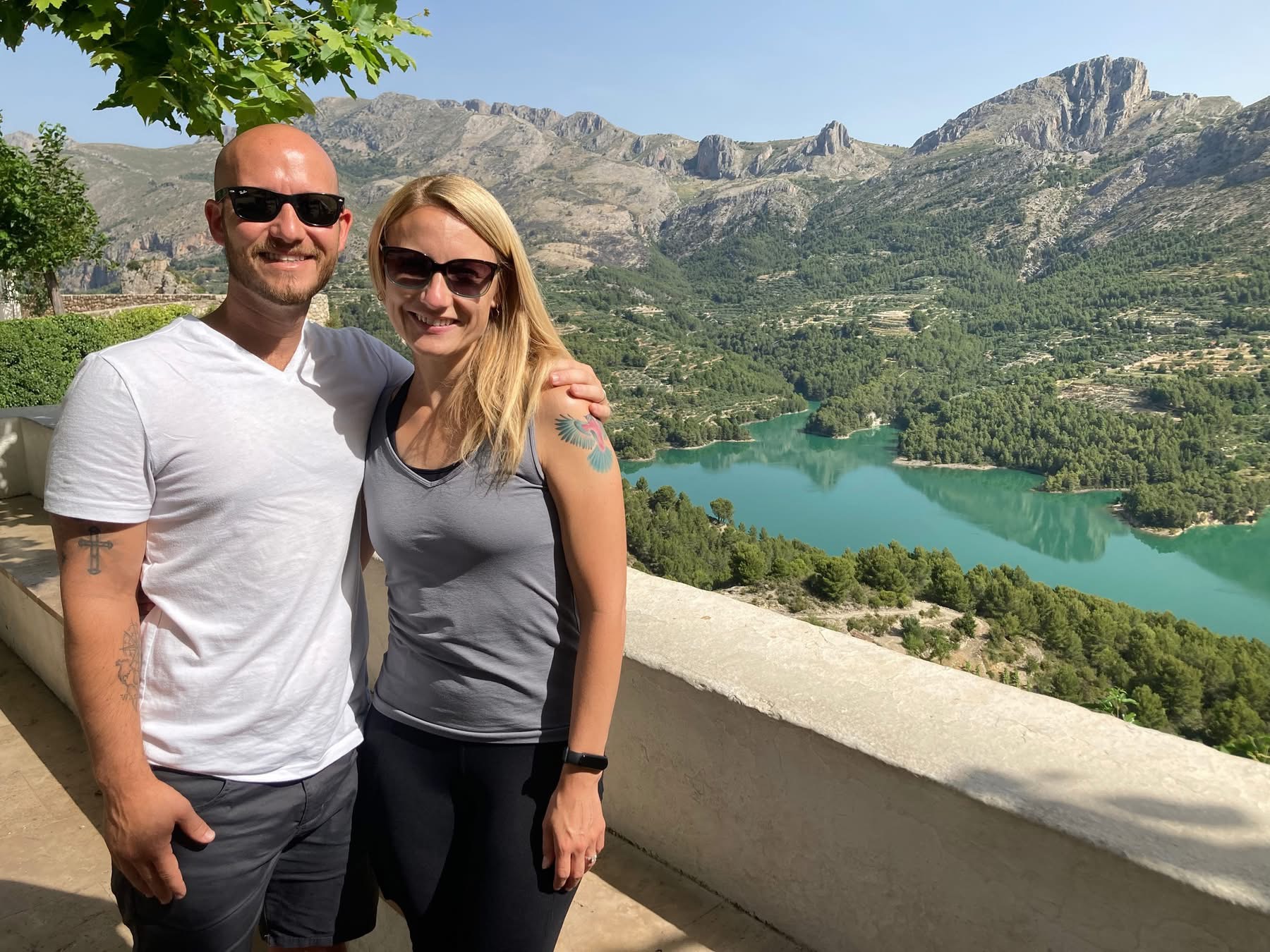 Childfree digital nomad couple working and traveling the world